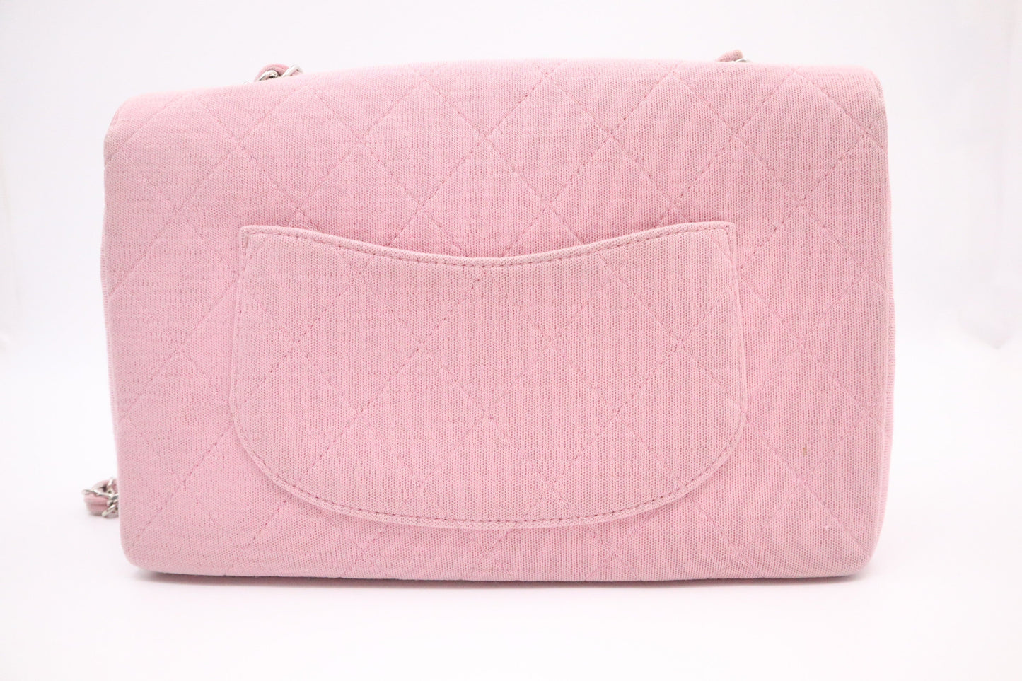 Chanel Medium Flap in Pink Cotton Canvas