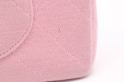 Chanel Medium Flap in Pink Cotton Canvas