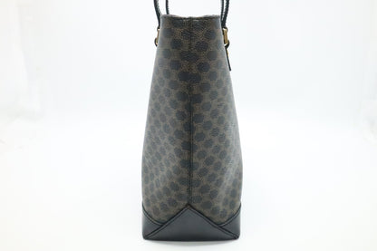 Celine Shoulder Bag in Black Macadam Canvas