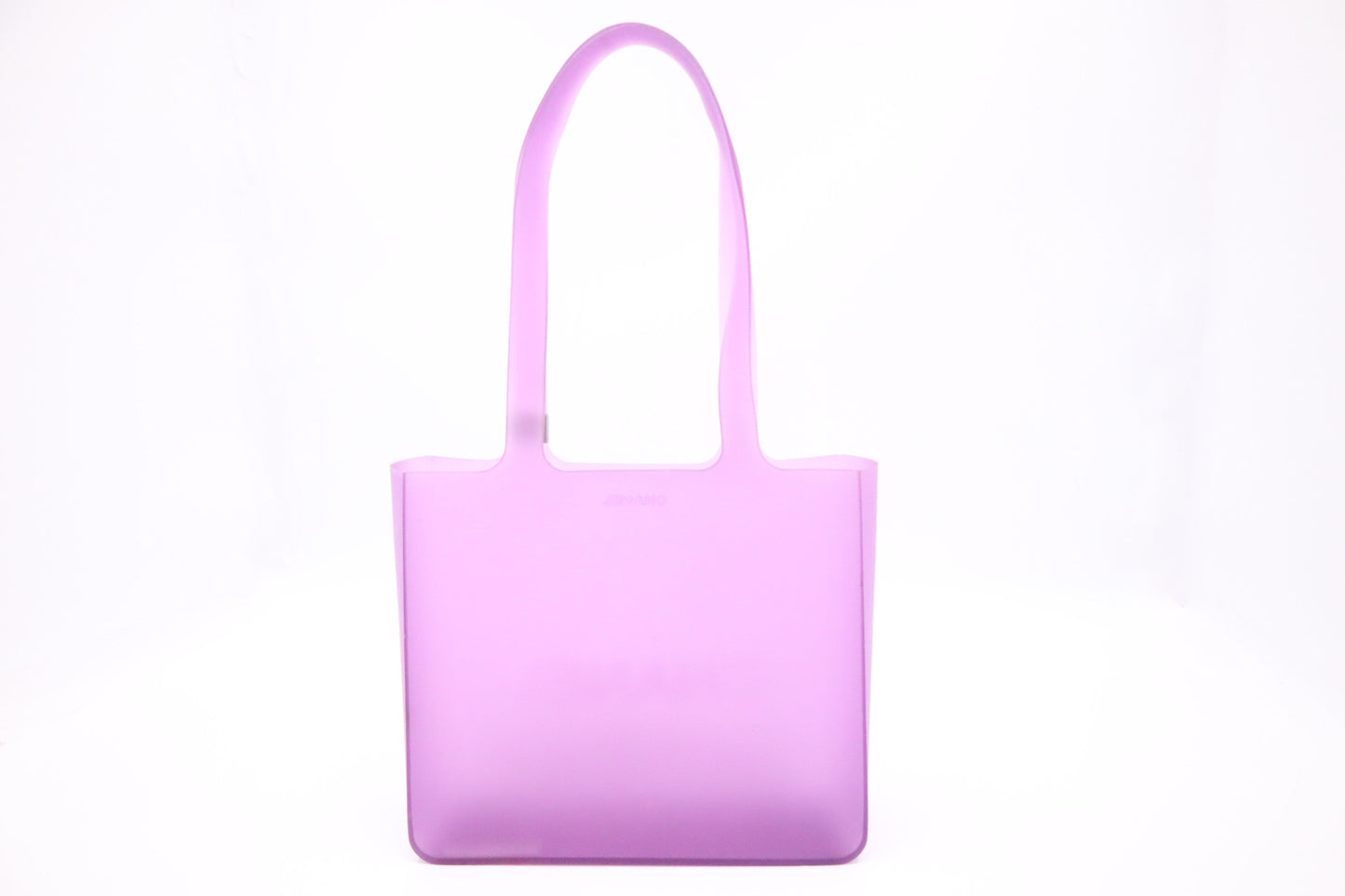 Chanel Small Tote in Purple Rubber