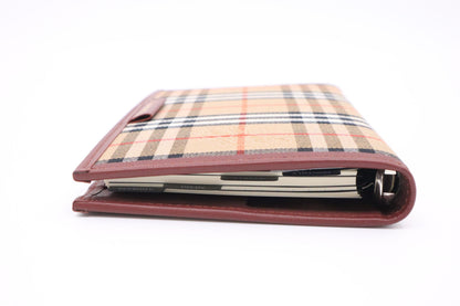 Burberry Agenda in Brown Checked Canvas