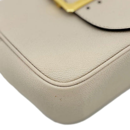 BURBERRY Buckle Small Leather Crossbody Bag Limestone