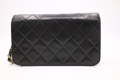 Chanel Mini Full Flap in Black MattelassÃ© Leather