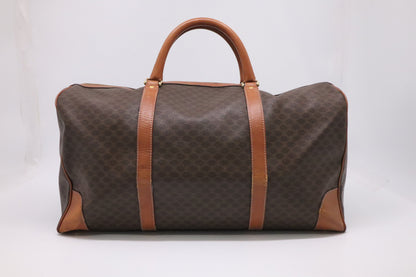 Celine Duffle Bag in Brown Macadam Canvas