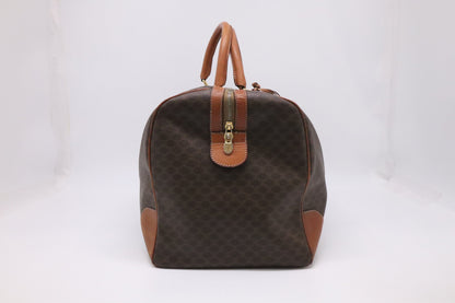 Celine Duffle Bag in Brown Macadam Canvas