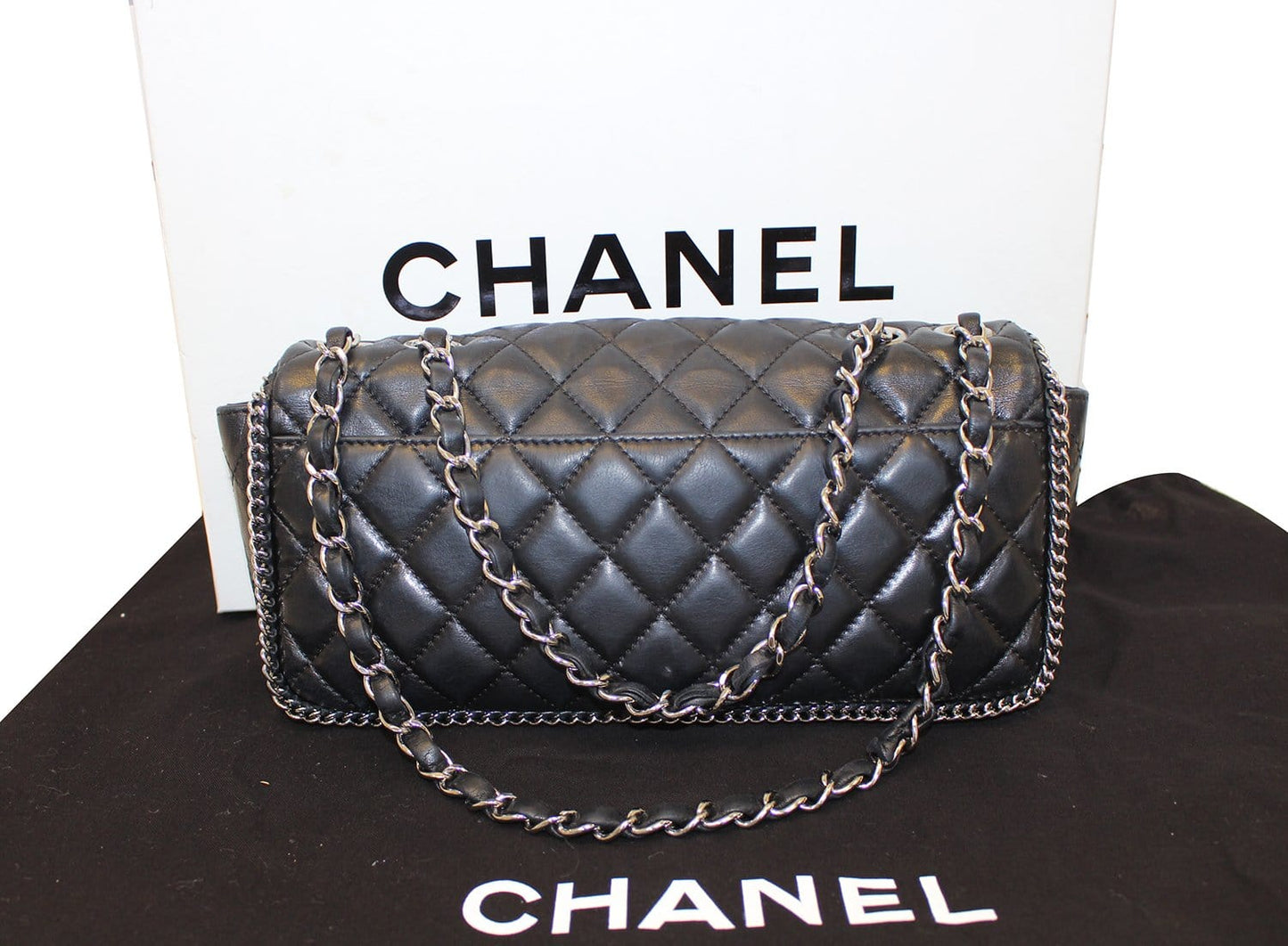 CHANEL Classic Flap Chain Trim Shoulder Bag
