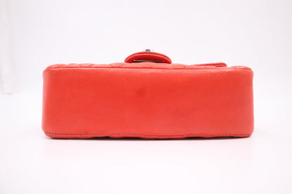 Chanel Ladybug Mini Flap in Coral Leather