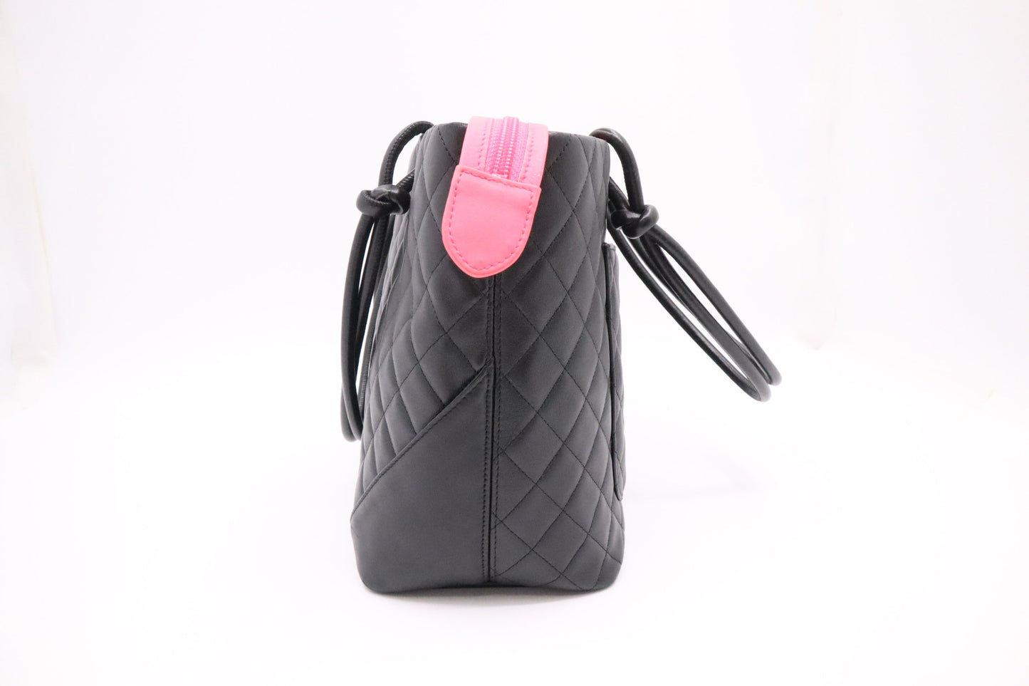 Chanel Cambon Tote in Black MattelassÃ© Leather