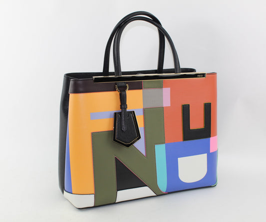 FENDI 2JOURS DISORDERED MEDIUM TOTE