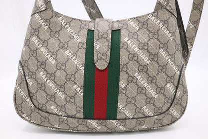 Gucci x Balenciaga Jackie in GG Supreme Canvas
