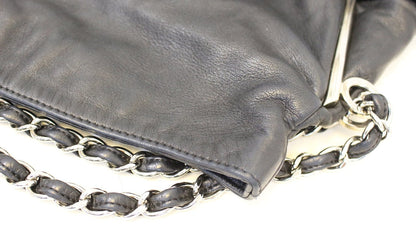 CHANEL Large Ultimate Soft Hobo Black Leather Bag