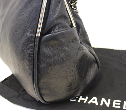 CHANEL Large Ultimate Soft Hobo Black Leather Bag