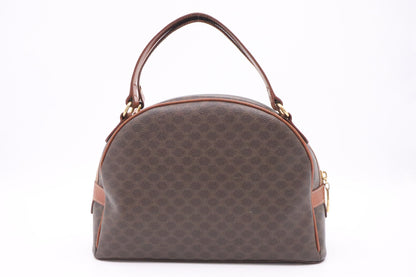 Celine Handbag in Brown Macadam Canvas
