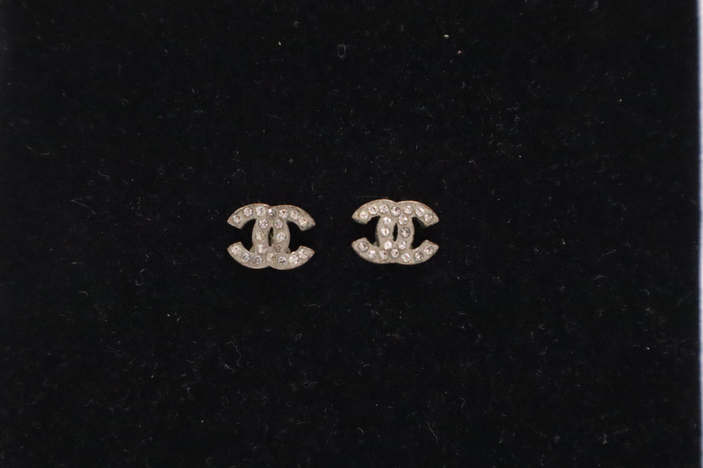 Chanel CC Stud Earrings