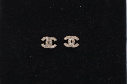 Chanel CC Stud Earrings