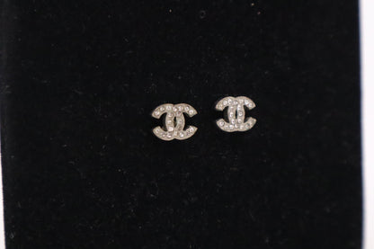 Chanel CC Stud Earrings