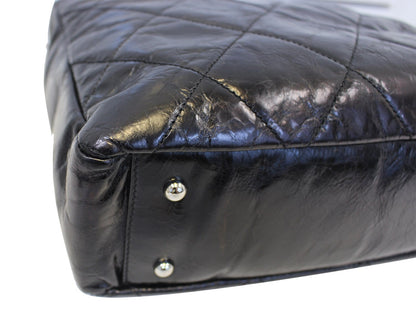 CHANEL Black Leather 2 Way Tote Bag - Sale