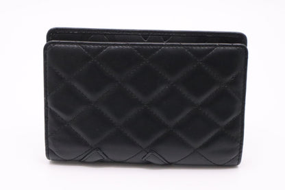 Chanel Cambon Passport Case in Black Leather