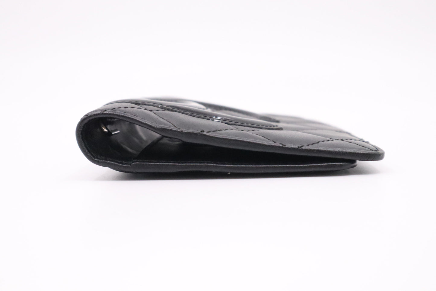 Chanel Cambon Passport Case in Black Leather