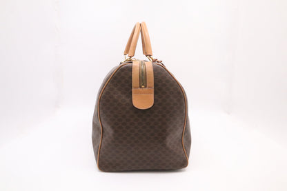 Celine Duffle Bag in Brown Macadam Canvas
