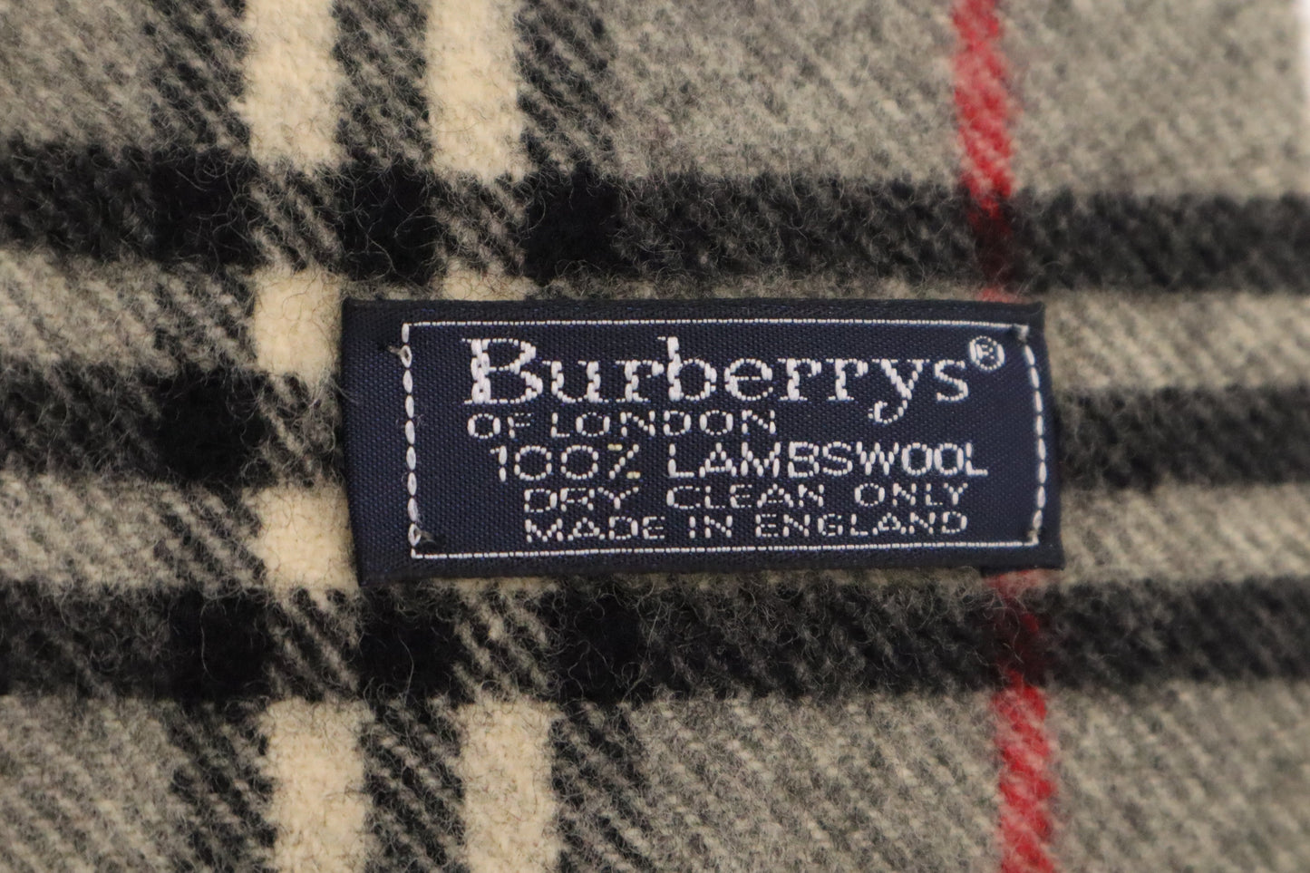 Burberry Scarf in Gray Lambswool