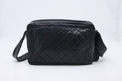 Chanel Camera Bag in Black Leather