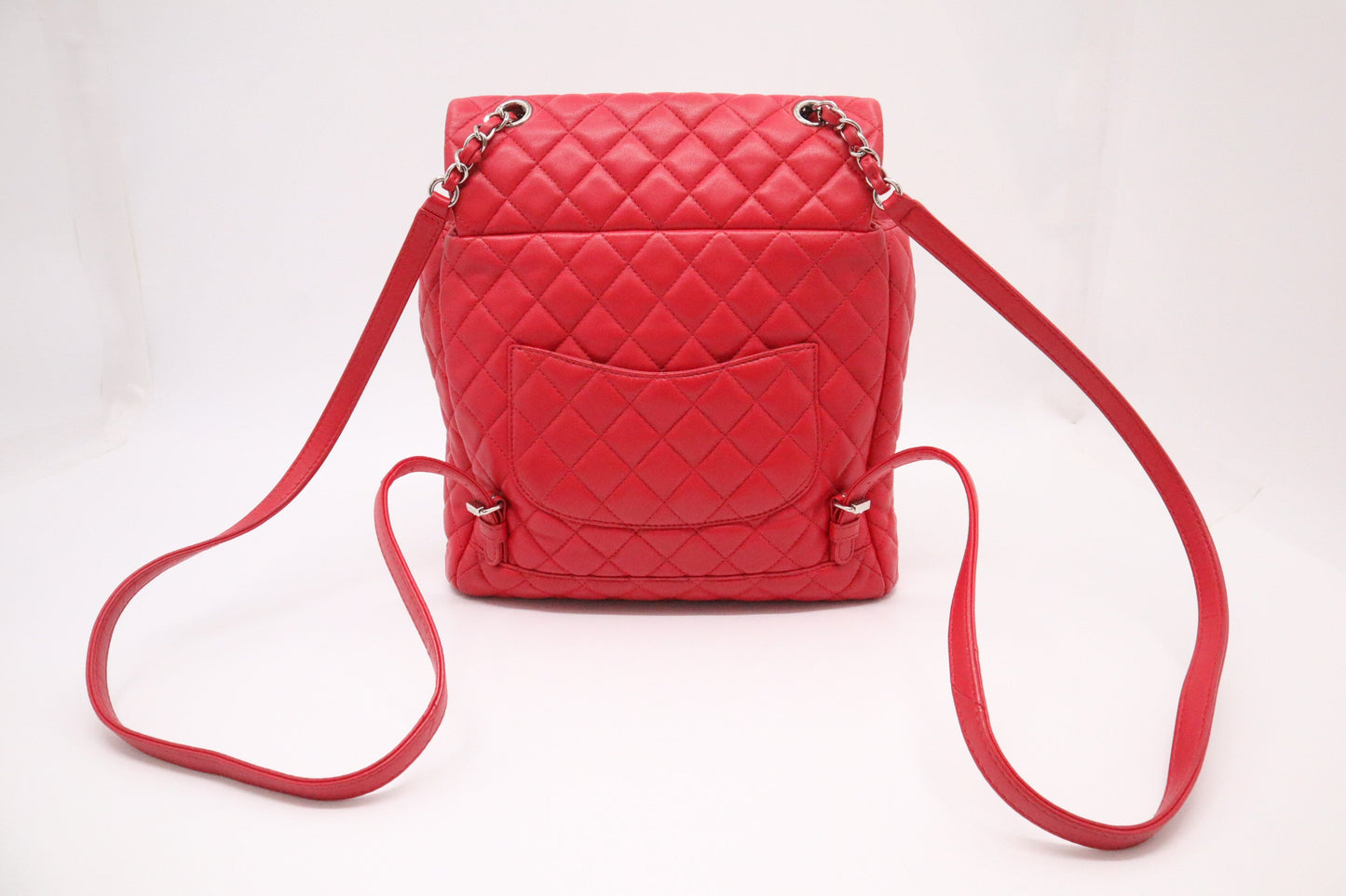 Chanel Urban Spirit Backpack in Red MattelassÃ© Leather