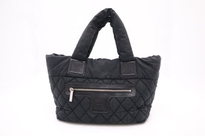 Chanel Cocoon Handbag in Black Nylon