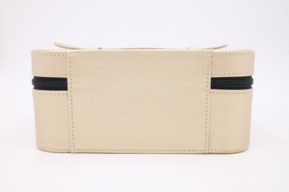 Chanel Make Up Pouch in Gold Leather