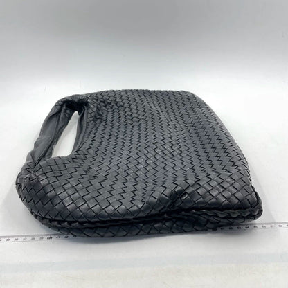 Bottega Veneta Intrecciato Hobo Bag Medium Black Lambskin leather