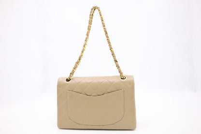 Chanel Small Double Flap in Dark Beige