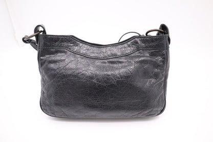 Balenciaga Le Cagole Shoulder Bag in Black Leather