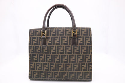 Fendi Handbag in Zucca Canvas