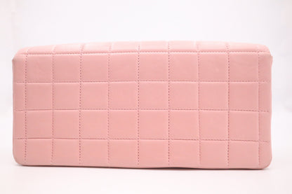 Chanel East West Shoulder Bag in Pink Leather