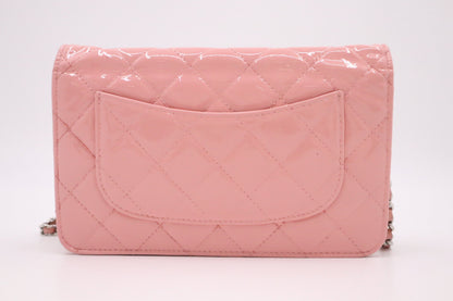 Chanel Wallet on Chain in Pink Patent Leather