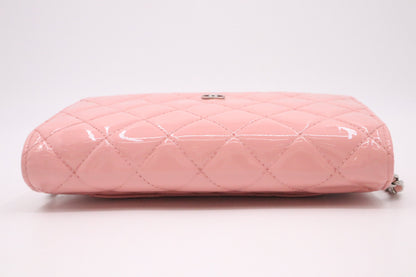 Chanel Wallet on Chain in Pink Patent Leather