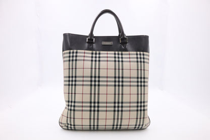 Burberry Tote Bag in Nova Check Canvas