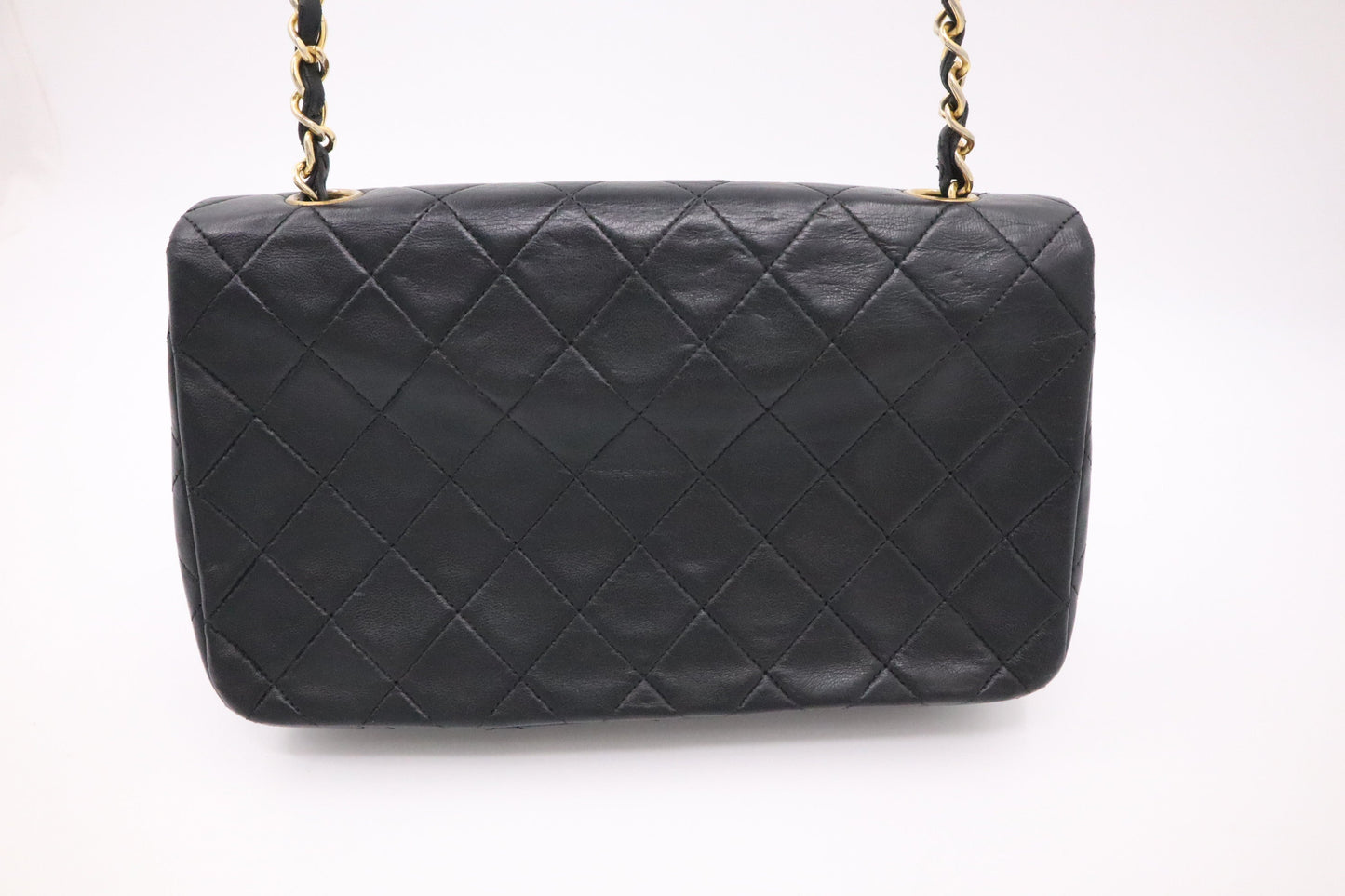 Chanel Full Flap in Black MattelassÃ© Leather