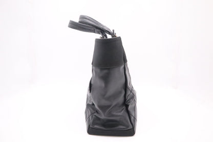 Chanel Paris Biarritz Tote Bag in Black MattelassÃ© Leather