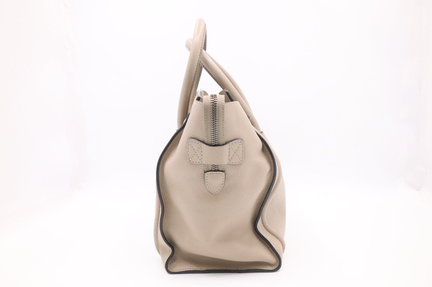 Celine Mini Luggage in Dune Drummed Leather