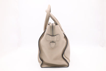 Celine Mini Luggage in Dune Drummed Leather