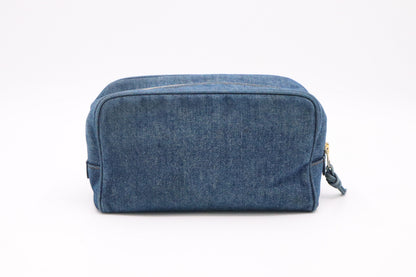 Chanel Pouch in Blue Denim