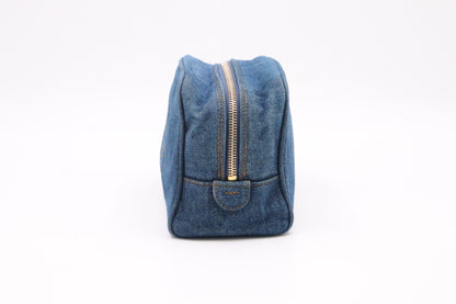 Chanel Pouch in Blue Denim