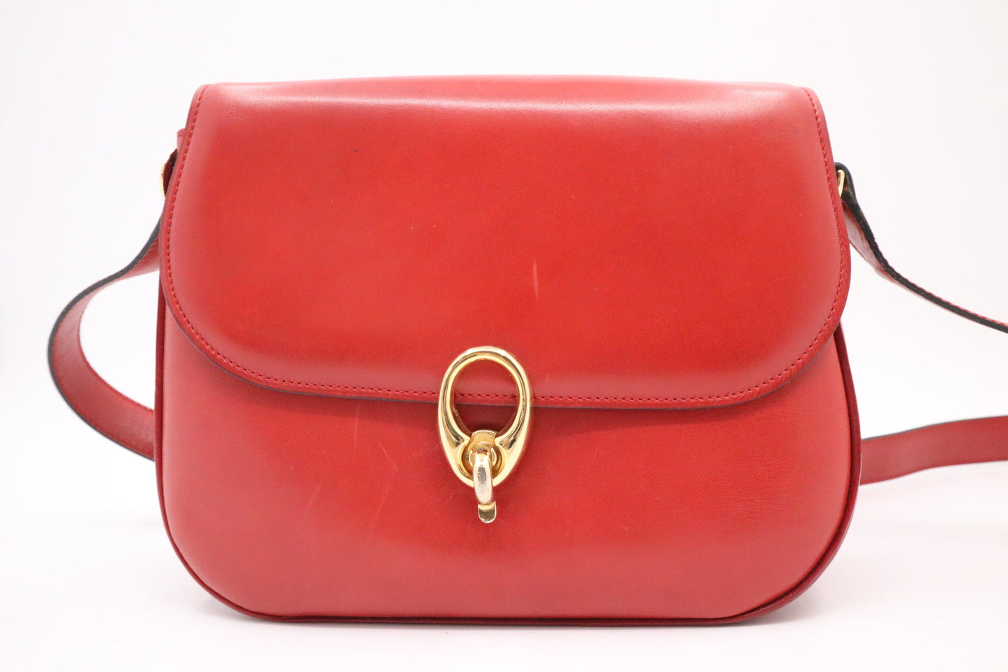 Celine Crossbody in Red Leather