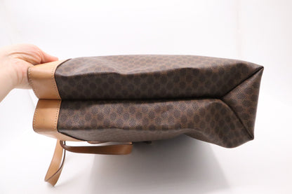 Celine Tote in Brown Macadam Canvas