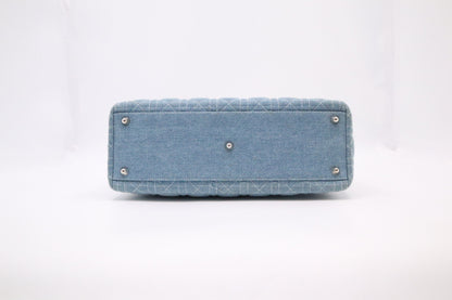 Dior Large Lady Dior in Cannage Denim