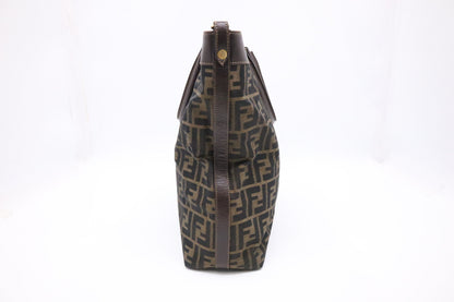 Fendi Tote in Zucca Canvas