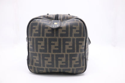 Fendi Boston Bag in Zucca Coated Canvas