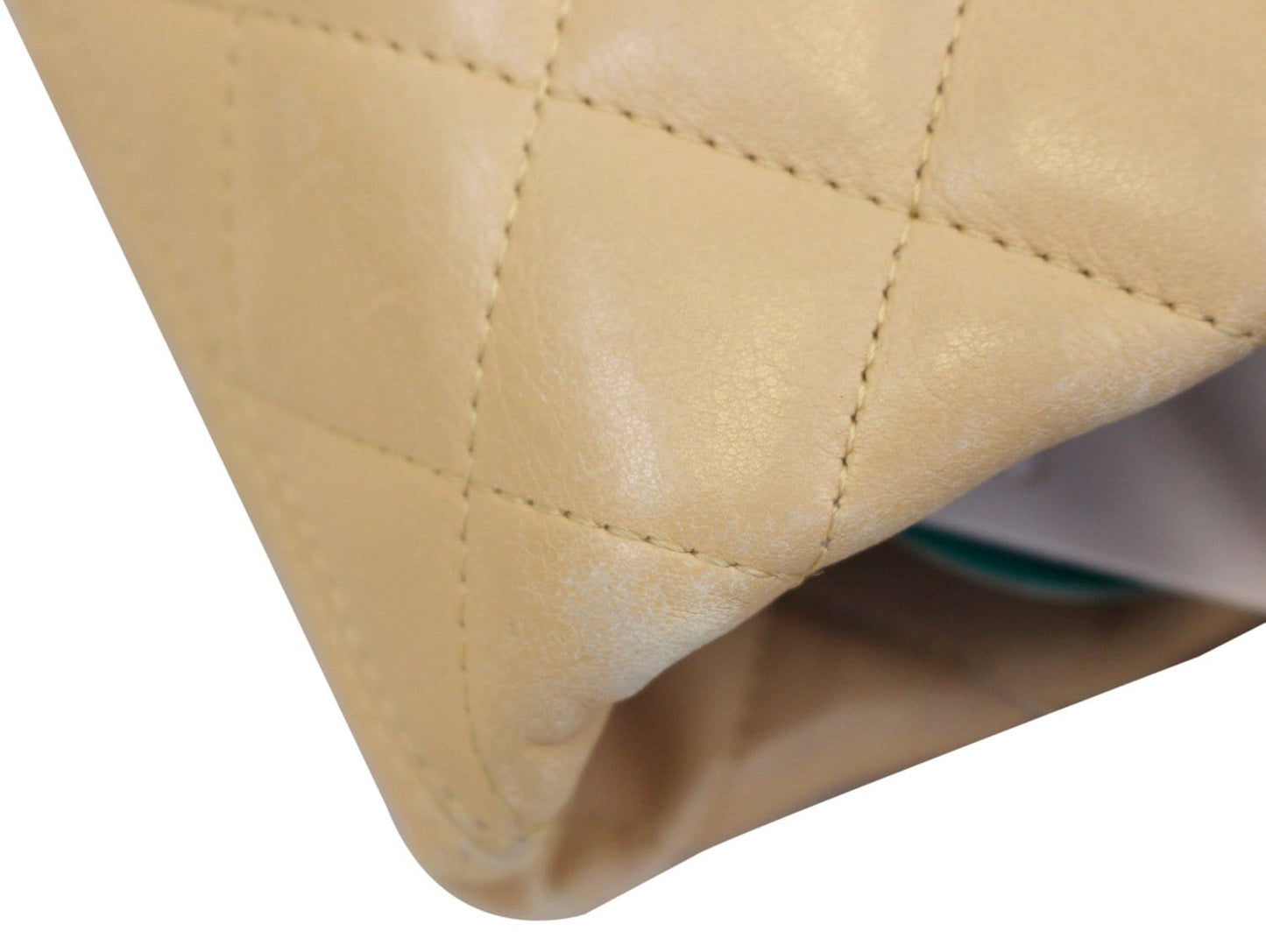 CHANEL Cambon Ligne Quilted Tote Beige Black - Last Call