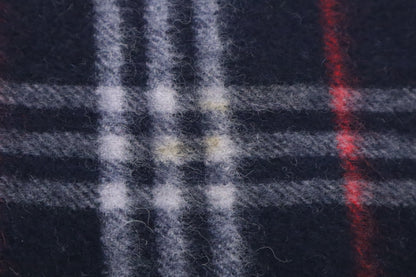 Burberry Scarf in Navy Cashmere and Wool